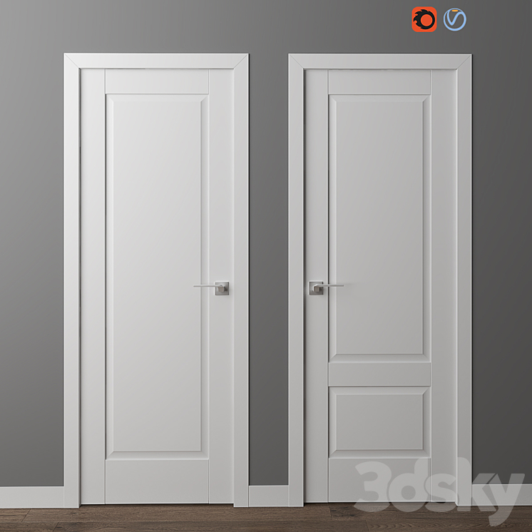 Doors Profil Doors U series part 4 3DS Max - thumbnail 1