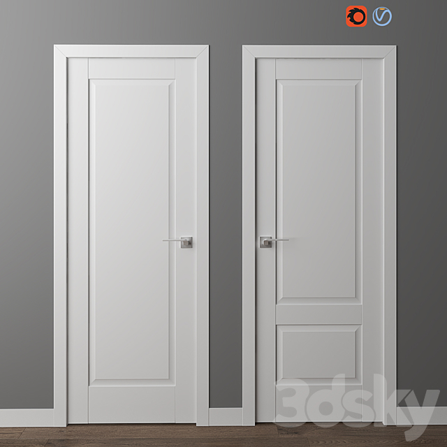 Doors Profil Doors U series part 4 3DSMax File - thumbnail 1