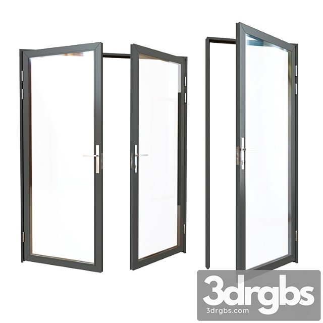 Doors profile threw plastic glass 3dsmax Download - thumbnail 1