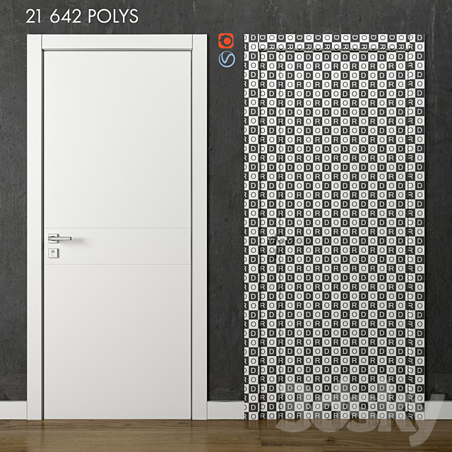 Doors Quadro Volkhovets part 1 3DS Max Model - thumbnail 3