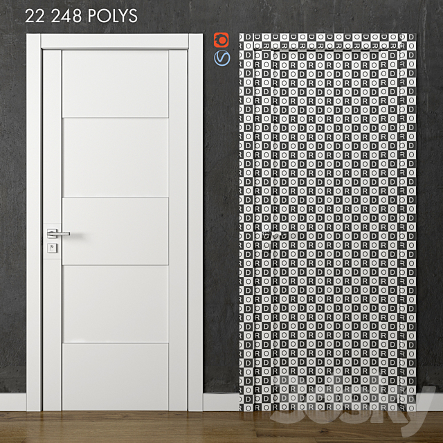 Doors Quadro Volkhovets part 2 3DSMax File - thumbnail 3