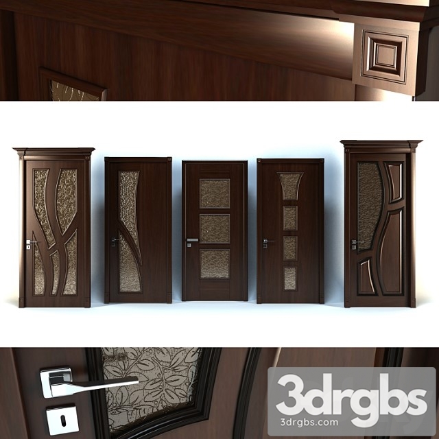 Doors Set 42 3dsmax Download - thumbnail 1