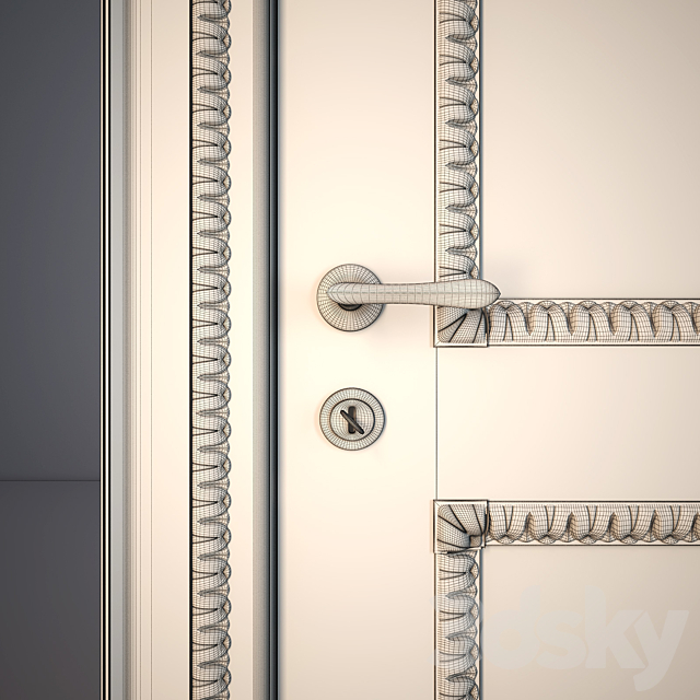 Doors SIGE GOLD CLASSIC 3DS Max Model - thumbnail 3