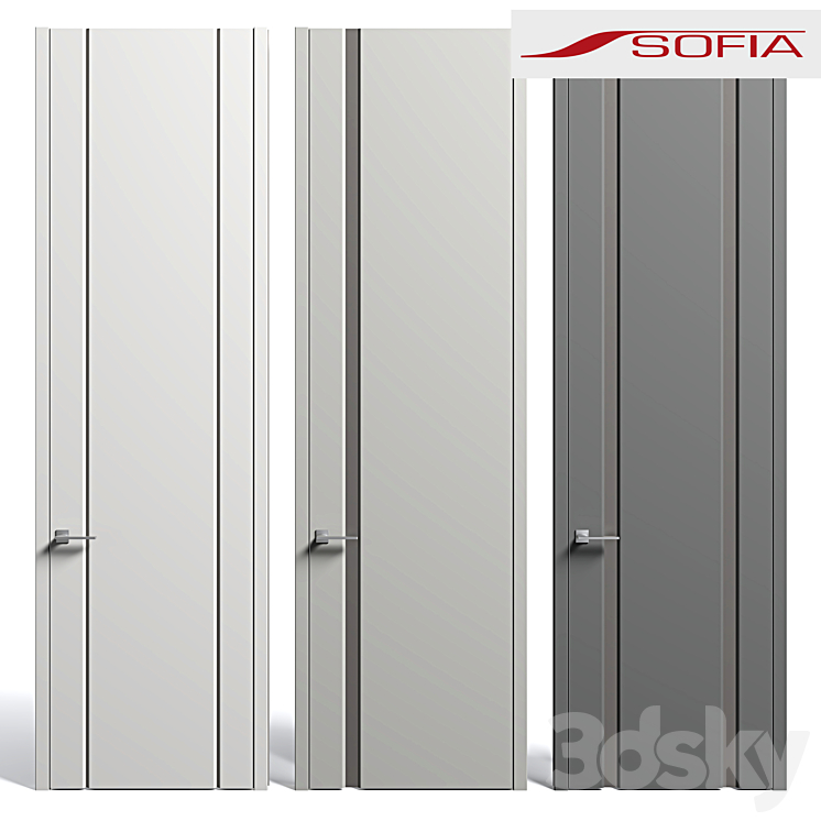 Doors Sofia Skyline 3DS Max - thumbnail 1