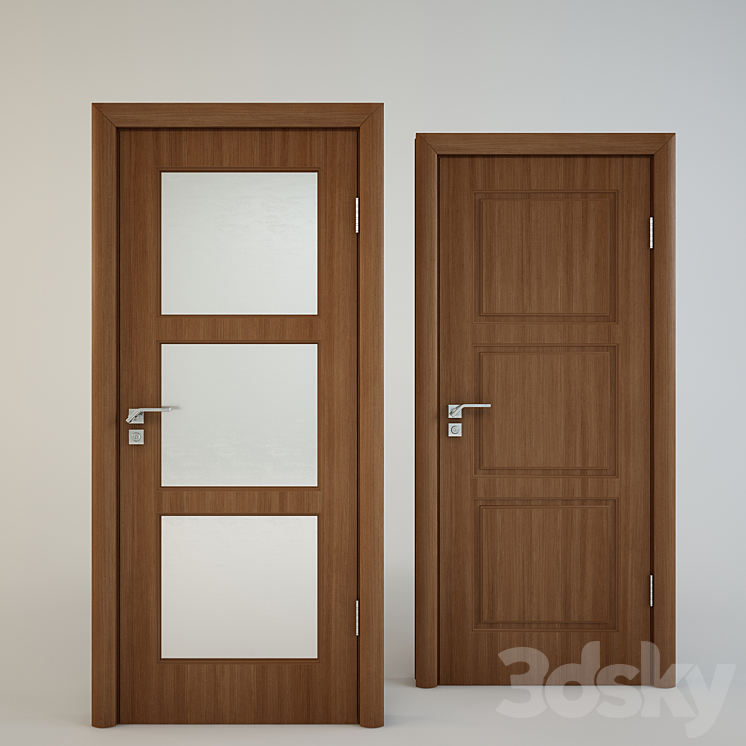 Doors "Trio" and "Trio" Mari furniture factory 3DS Max - thumbnail 1