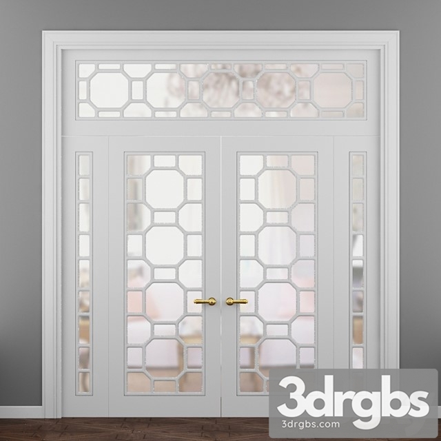 Doors turin onyx double doors 3dsmax Download - thumbnail 1