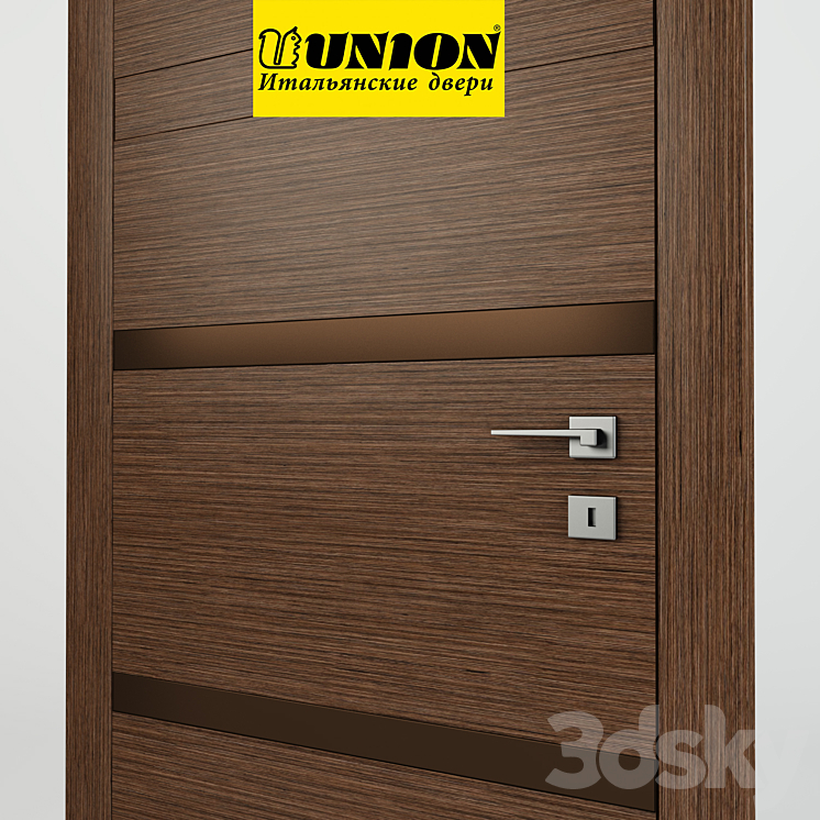 Doors UNION collection DOMINO 3DS Max - thumbnail 2