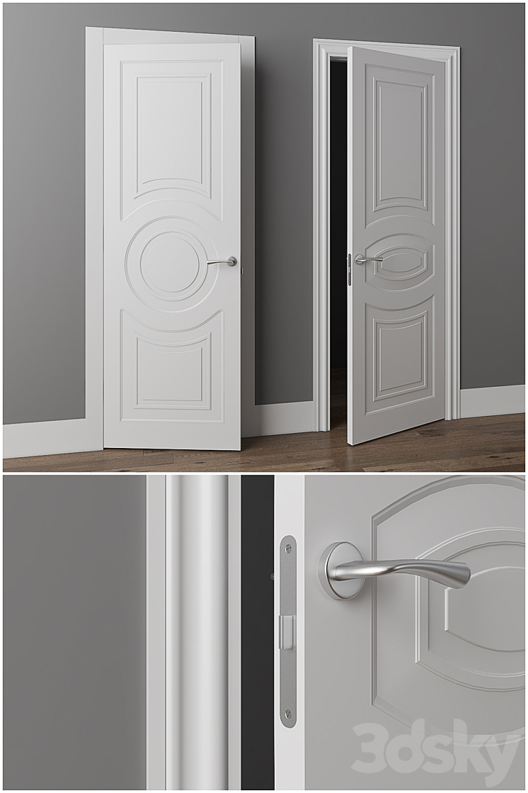 Doors union grand gr01 gr06 3DS Max - thumbnail 2