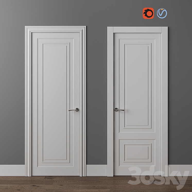 Doors Union Grand gr02 gr03 3DS Max - thumbnail 1