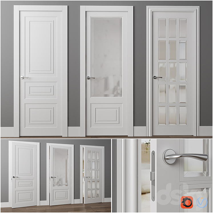 Doors Union Grand gr03v gr07 u02i 3DS Max - thumbnail 1