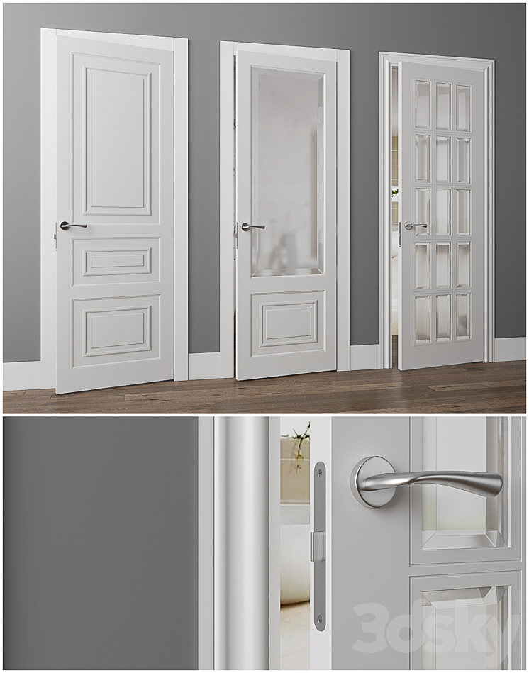 Doors Union Grand gr03v gr07 u02i 3DS Max - thumbnail 2