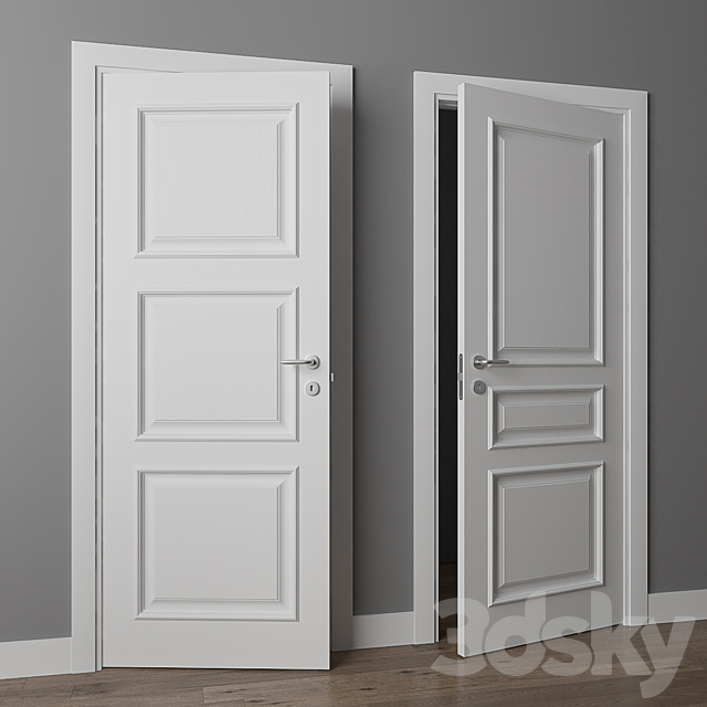 Doors Union porte Liberty part 2 3DS Max Model - thumbnail 2