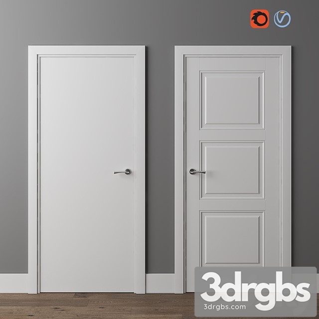 Doors union riviera p (flat) and 126p 3dsmax Download - thumbnail 1