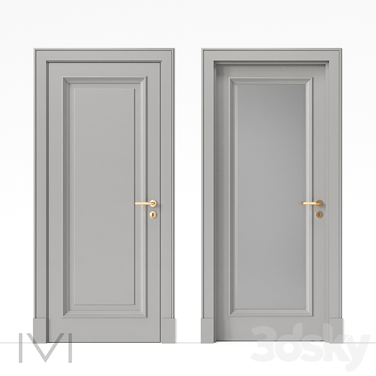 Doors VIVOMOBILI. Vienna Series 3DS Max - thumbnail 1