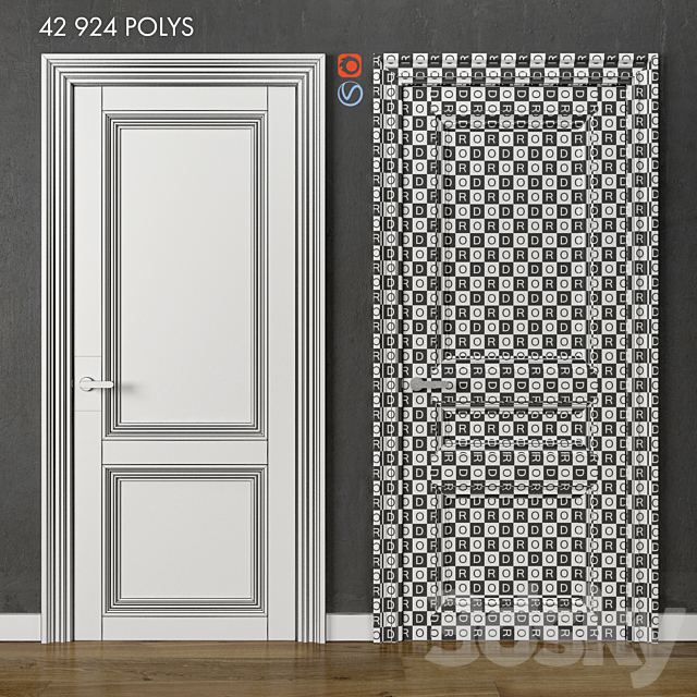 Doors Volhovets Centro part 2 3DS Max Model - thumbnail 4