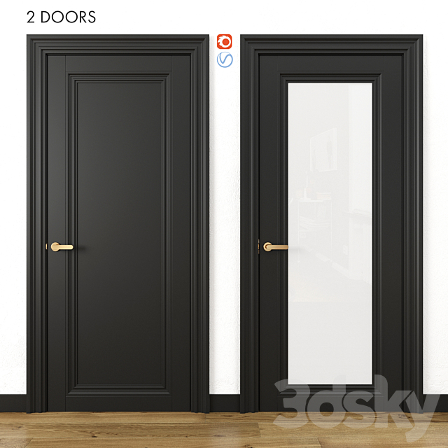 Doors Volhovets Centro part 4 3DSMax File - thumbnail 1