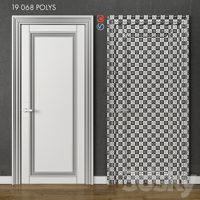 Doors Volhovets Centro part 4 3DSMax File - thumbnail 3