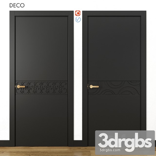 Doors volhovets deco part 1 3dsmax Download - thumbnail 1