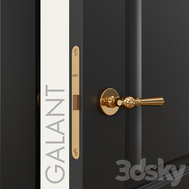 Doors Volhovets Galant part 1 3DSMax File - thumbnail 3