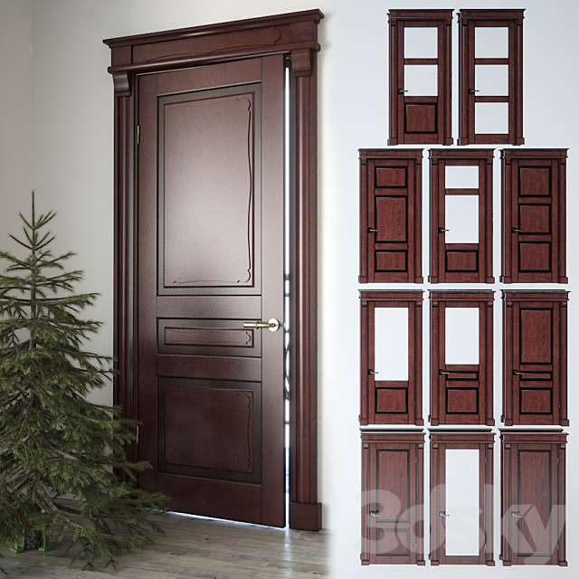 Doors Volhovets Toscana Elegante 3ds Max - thumbnail 1