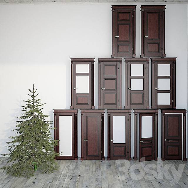 Doors Volhovets Toscana Elegante 3ds Max - thumbnail 2