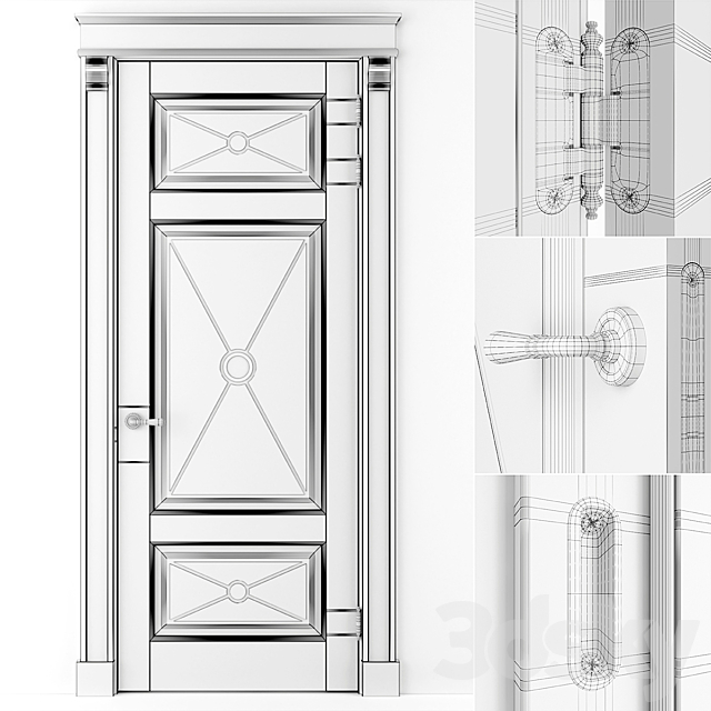 Doors Volhovets Toscana Litera 3DSMax File - thumbnail 3