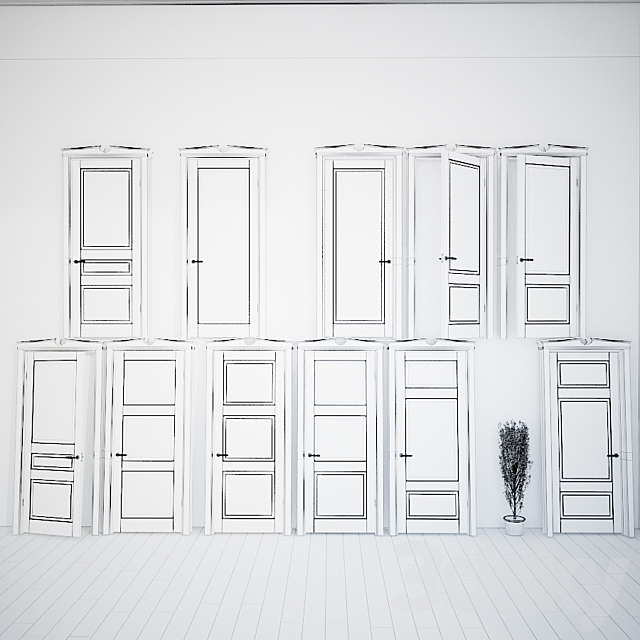 Doors Volhovets Toscana Plano 3DSMax File - thumbnail 3