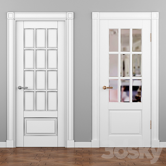 Doors Volkhovets Tuscany 6311. 6312. 6313 enamel 3DSMax File - thumbnail 2