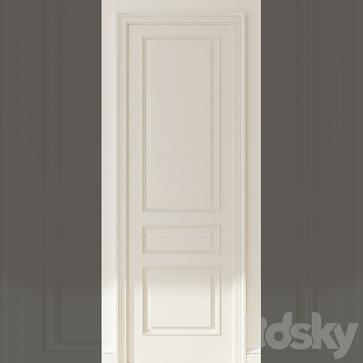 Doors with frames 3DS Max - thumbnail 1