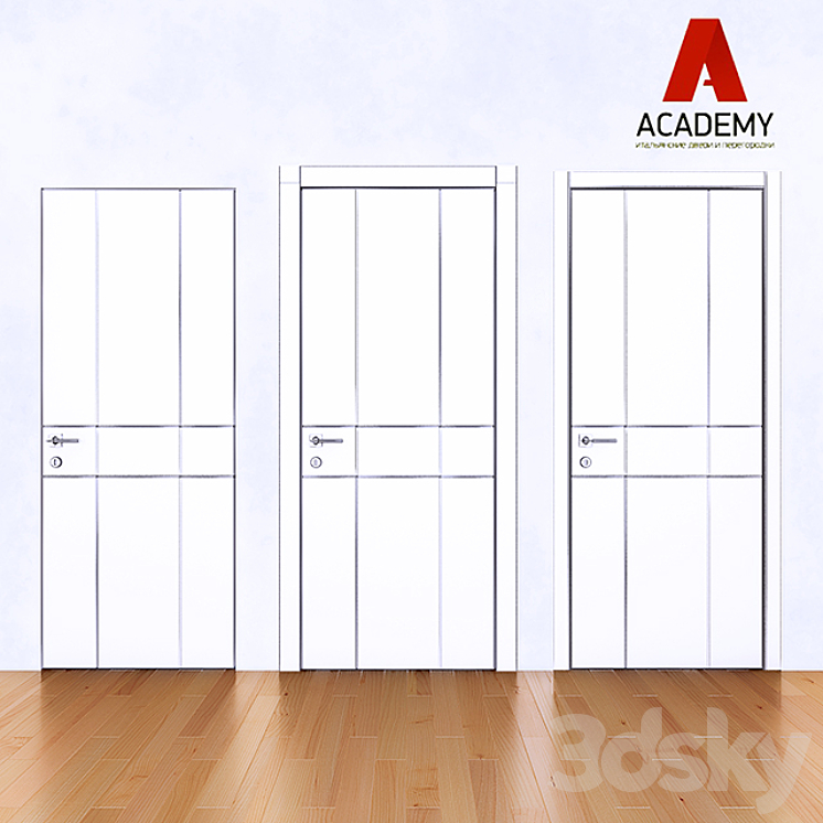 Doors_Academy_Scandi_1 3DS Max - thumbnail 2