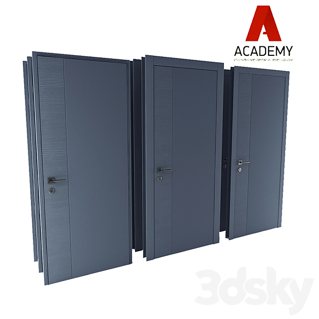 Doors_Academy_Scandi_7 3ds Max - thumbnail 2