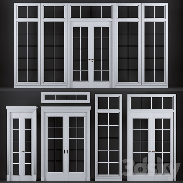 Doors_set_01 3DS Max - thumbnail 1