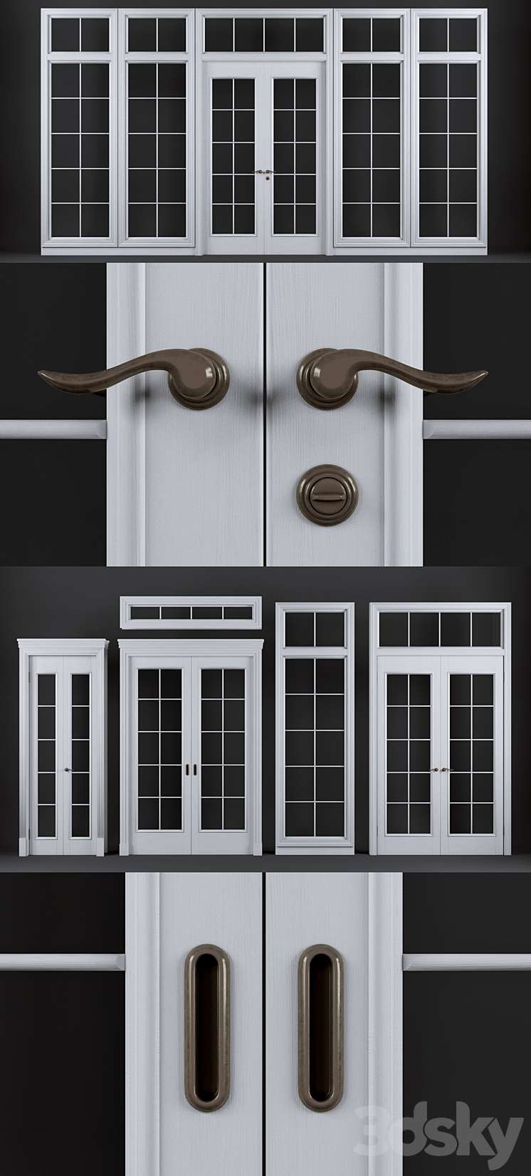 Doors_set_01 3DS Max - thumbnail 2