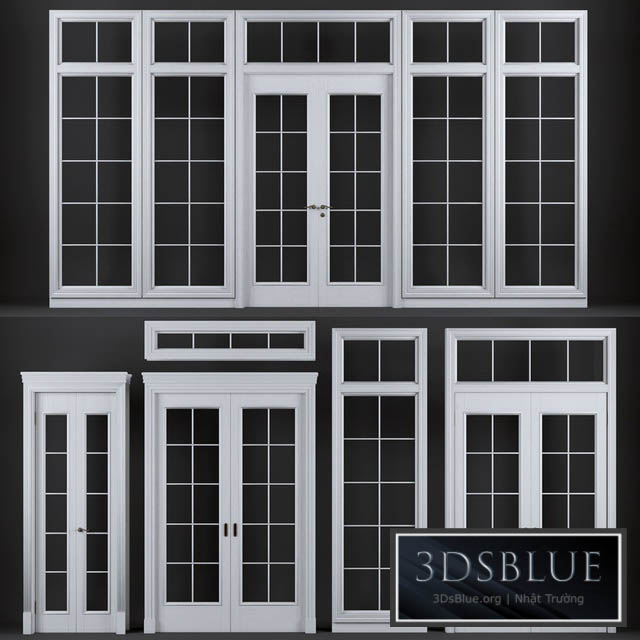 Doors_set_01 3DS Max - thumbnail 3