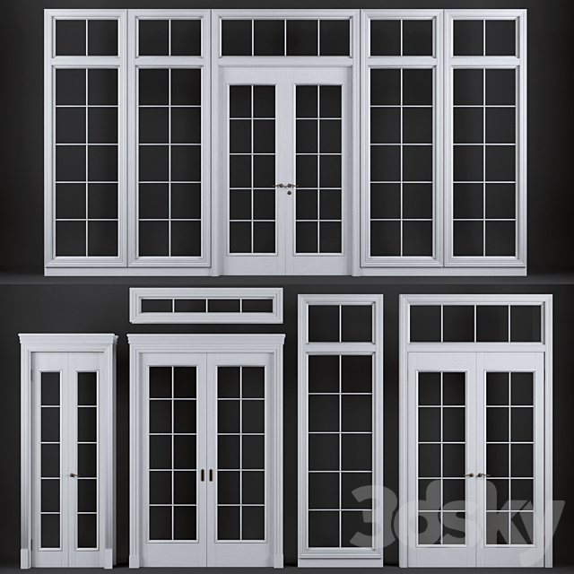 Doors_set_01 3DSMax File - thumbnail 1