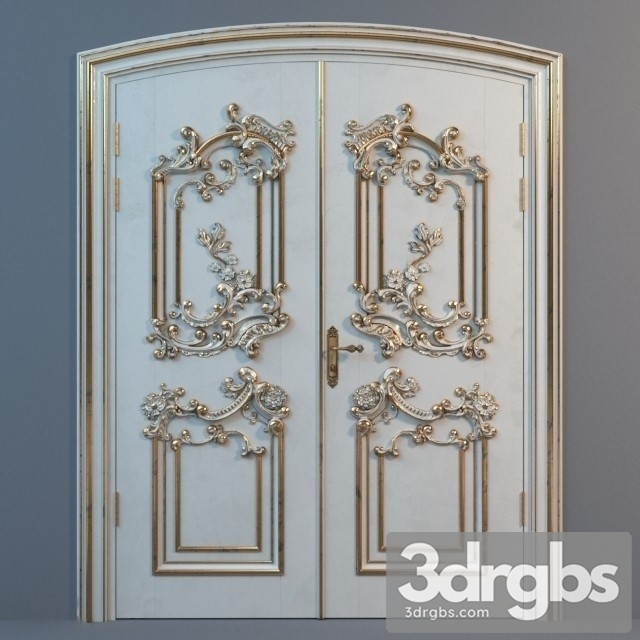 Double door Ezio Bellotti 3dsmax Download - thumbnail 1