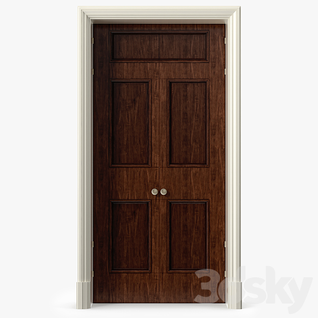 Double Doors 3DSMax File - thumbnail 1