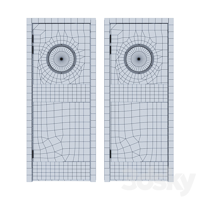 DSK Iluminated doors 3DSMax File - thumbnail 3