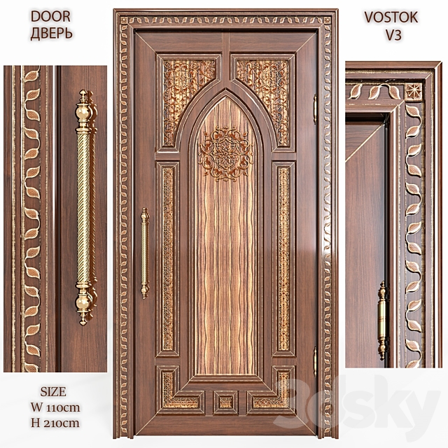 Eastern Doors VOSTOK V3 3DSMax File - thumbnail 1