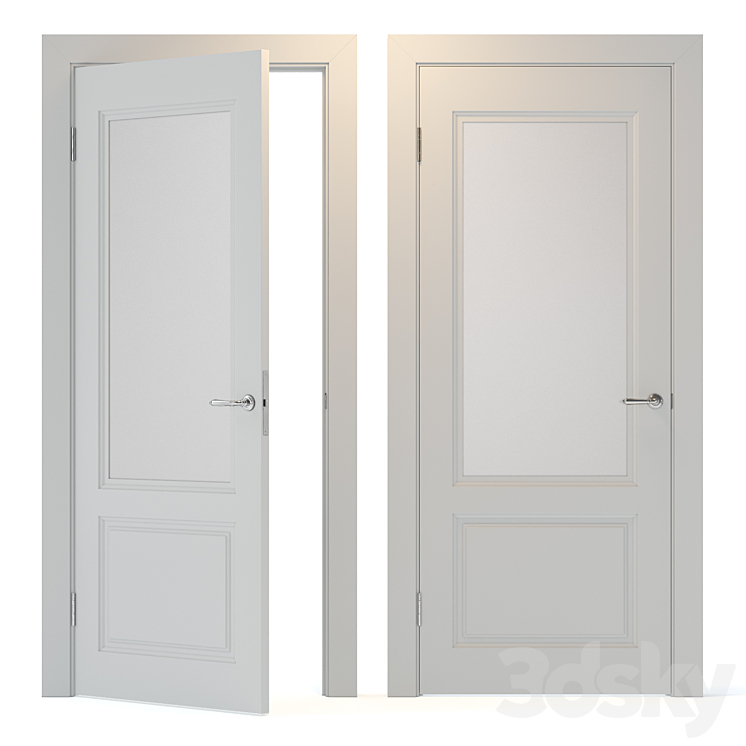 Economy door4 Elegantnie door 3DS Max - thumbnail 1