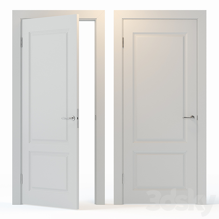 Economy door5 Elegantnie door 3DS Max - thumbnail 1