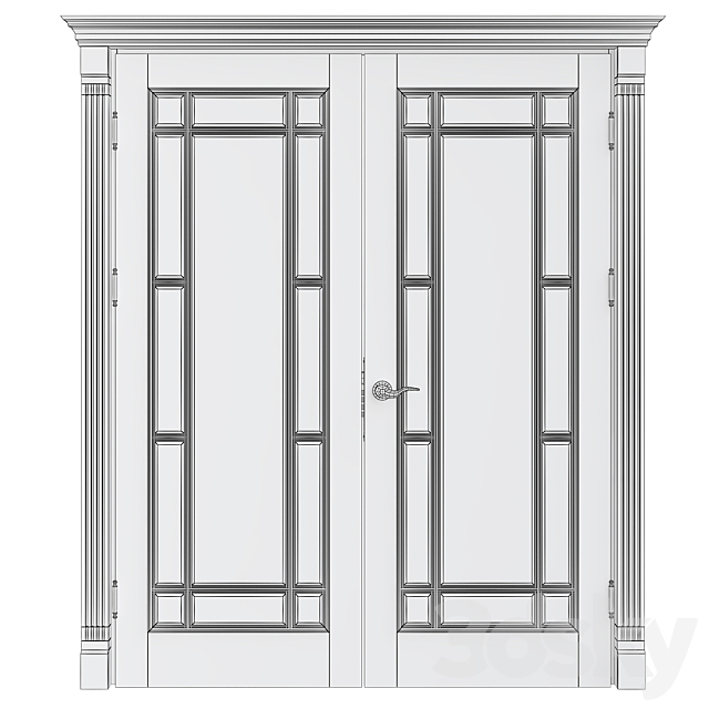 Elite door model 263 3DS Max Model - thumbnail 2