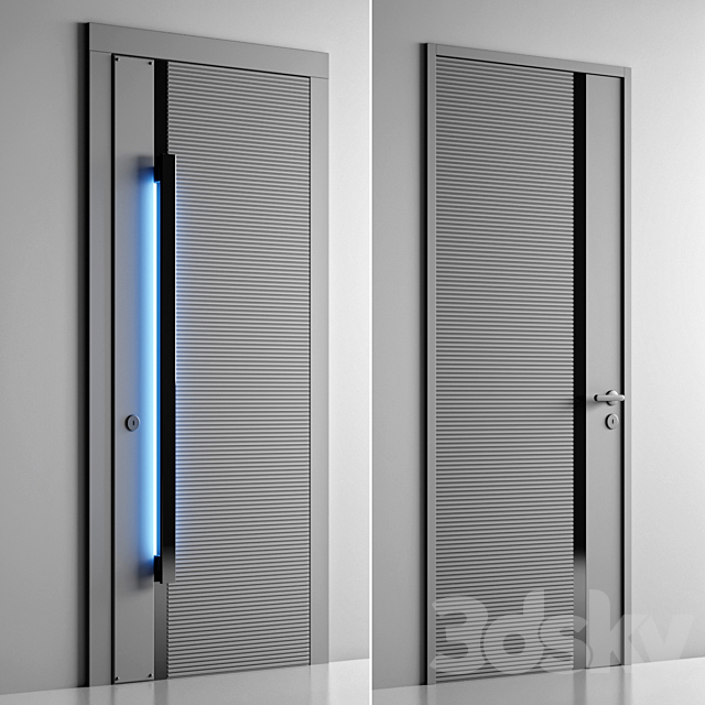 Entrance and interior door 3DSMax File - thumbnail 5