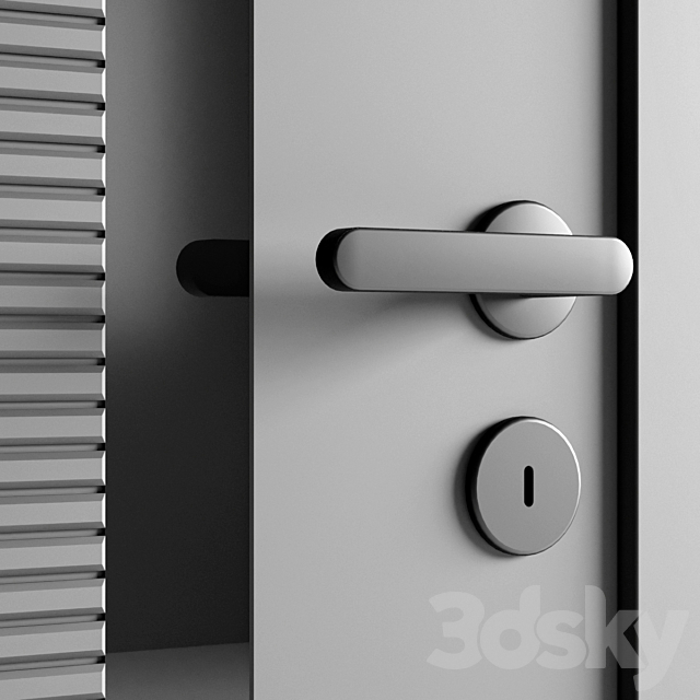 Entrance and interior door 3DSMax File - thumbnail 6