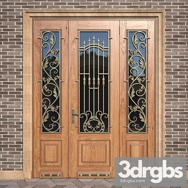 Entrance Classic Door 2 3dsmax Download - thumbnail 1