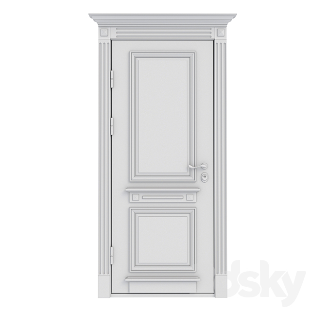 Entrance door 19 3DS Max Model - thumbnail 3