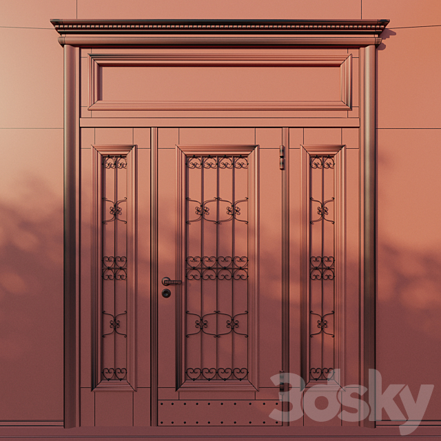 Entrance door 3DSMax File - thumbnail 2