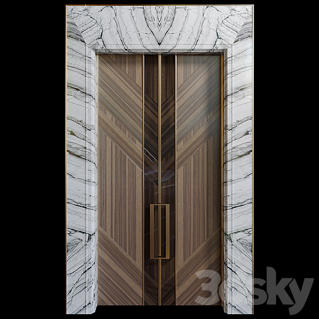 Entrance door 3DSMax File - thumbnail 1