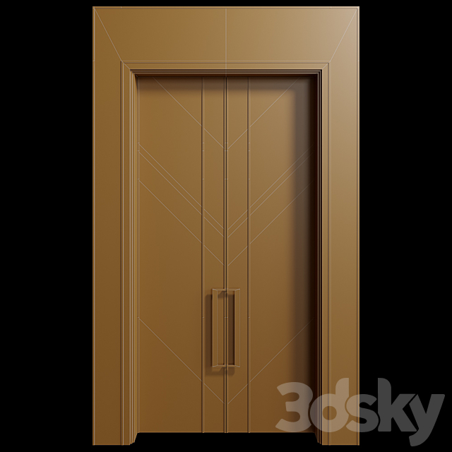 Entrance door 3DSMax File - thumbnail 2