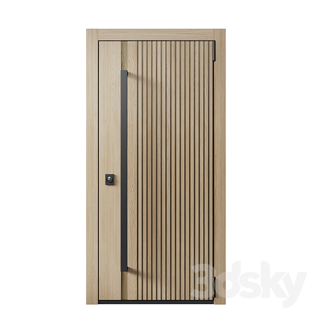 Entrance door and concealed door 08 3ds Max - thumbnail 2